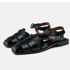 ZARA FISHERMAN SANDALS NWOT